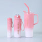 Tumbler 3pcs Bottle Set With Straw